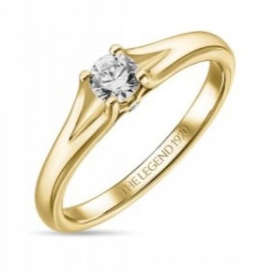 Помолвочное кольцо R01-SL06-020-G2-М13276 - Ювелирный бренд Московский ювелирный завод