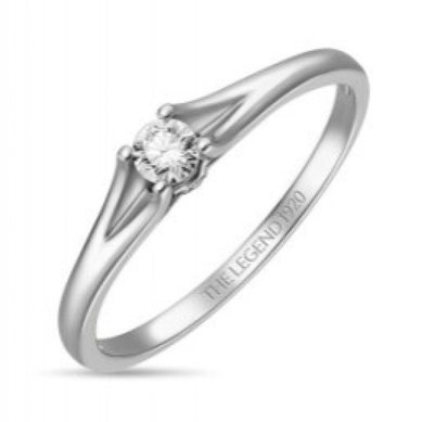 Помолвочное кольцо R01-SL06-015-G2-М13277 - Ювелирный бренд Московский ювелирный завод