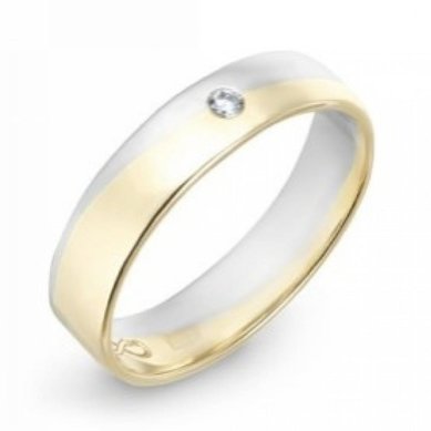 Обручальное кольцо R01-WED-00021-М13466 - Ювелирный бренд Московский ювелирный завод