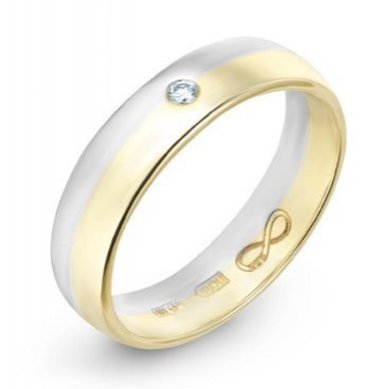 Обручальное кольцо R01-WED-00020-М13467 - Ювелирный бренд Московский ювелирный завод